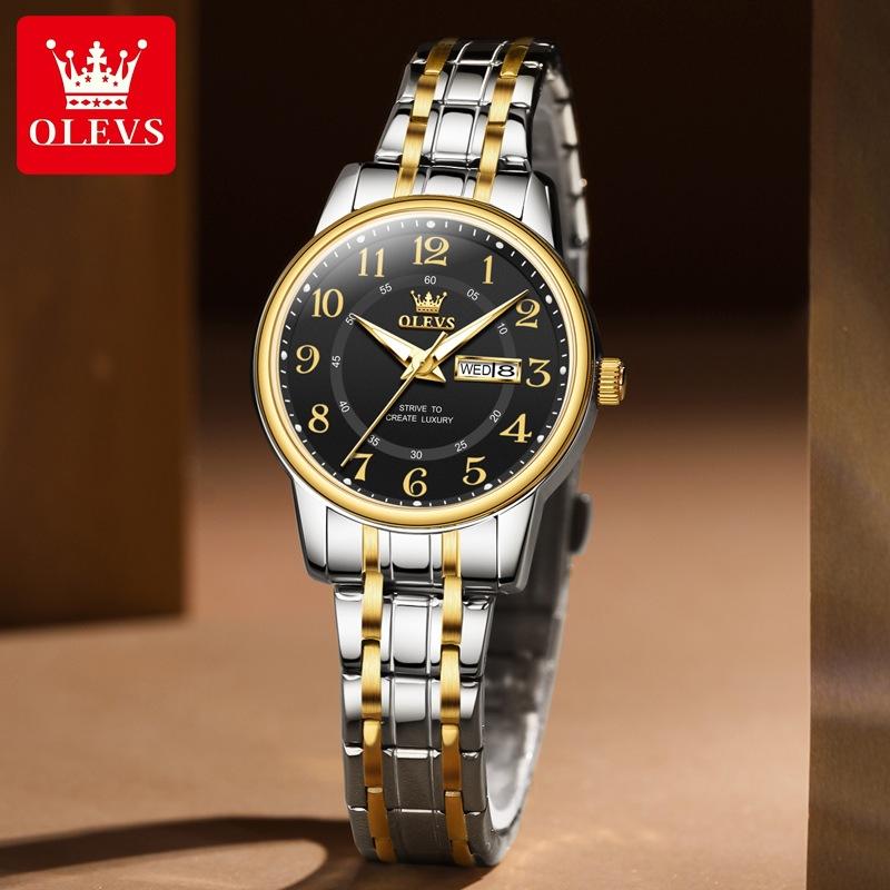 OLEVS Брендовые часы Новые простые кварцевые часы для любителей выражений Нишевые женские часы Женские часы