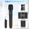 Kithouse Wireless Microphone, UHF Rechargeable, Wireless Karaoke Microphone, 10 Channels with Volume and Echo Control, 6.35mm Receiver, Wireless Handh