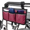 Wheelchair Side Armrest Bag Reflective Strip Portable Velcro Polyester Storage and Hanging Bag Tool Storage and Organization
