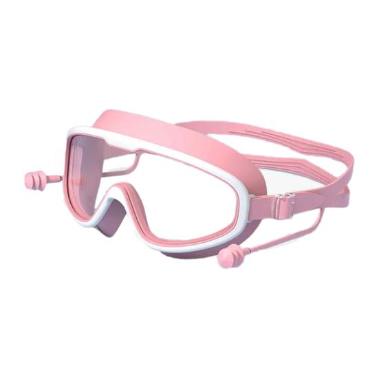 Очки для плавания для взрослых, противотуманные, с большой оправой, очки для плавания с высоким разрешением и широким обзором