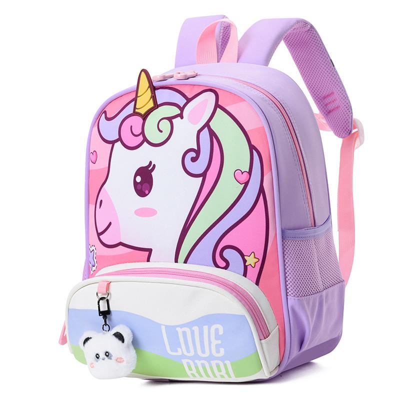 Adorable Trendy Lightweight Kid Backpack Stylish Unique Design Preschool Use
