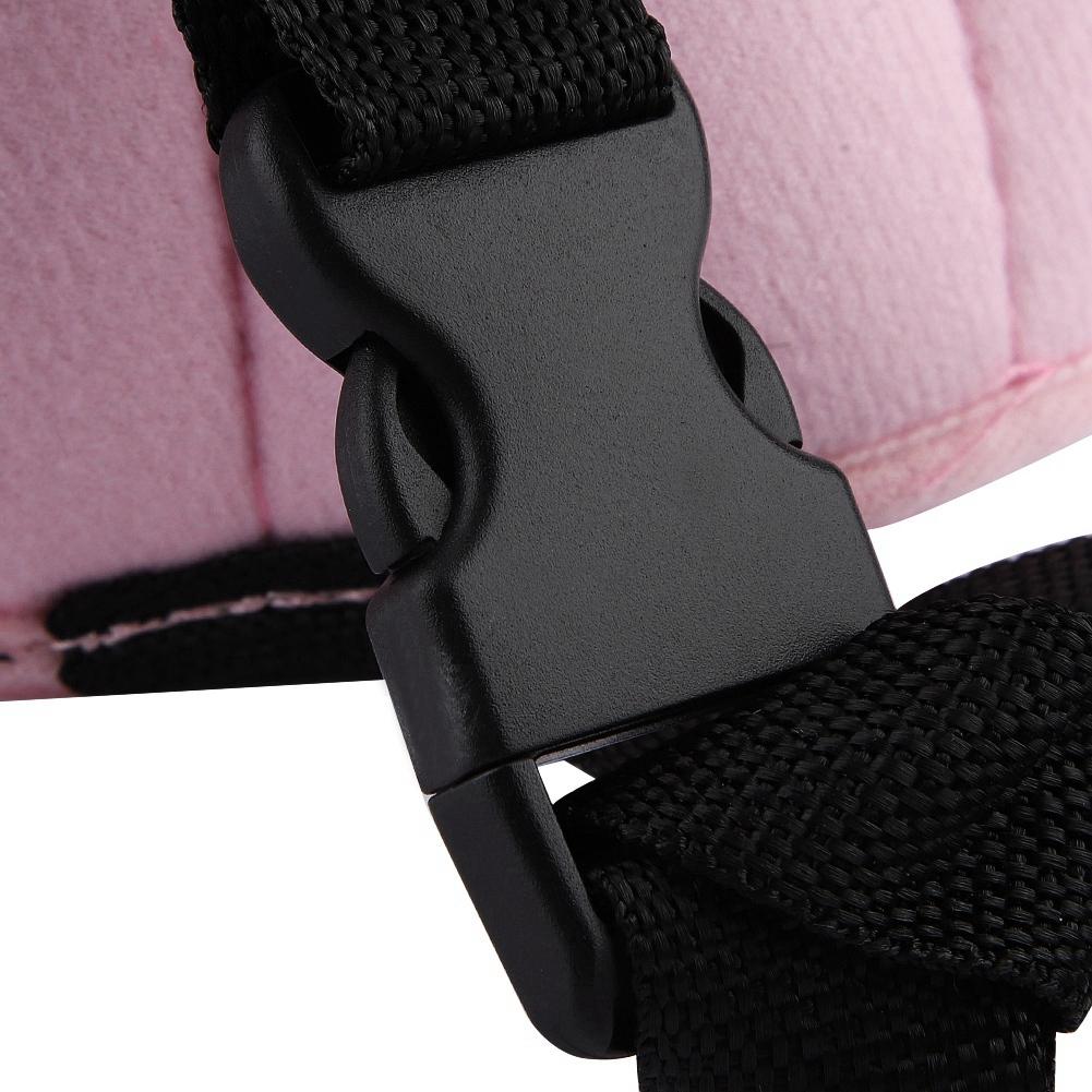 Car Seat Headrest Pillow Sleeping Head Support Pad Fixing Band for Kids Baby (Gray)