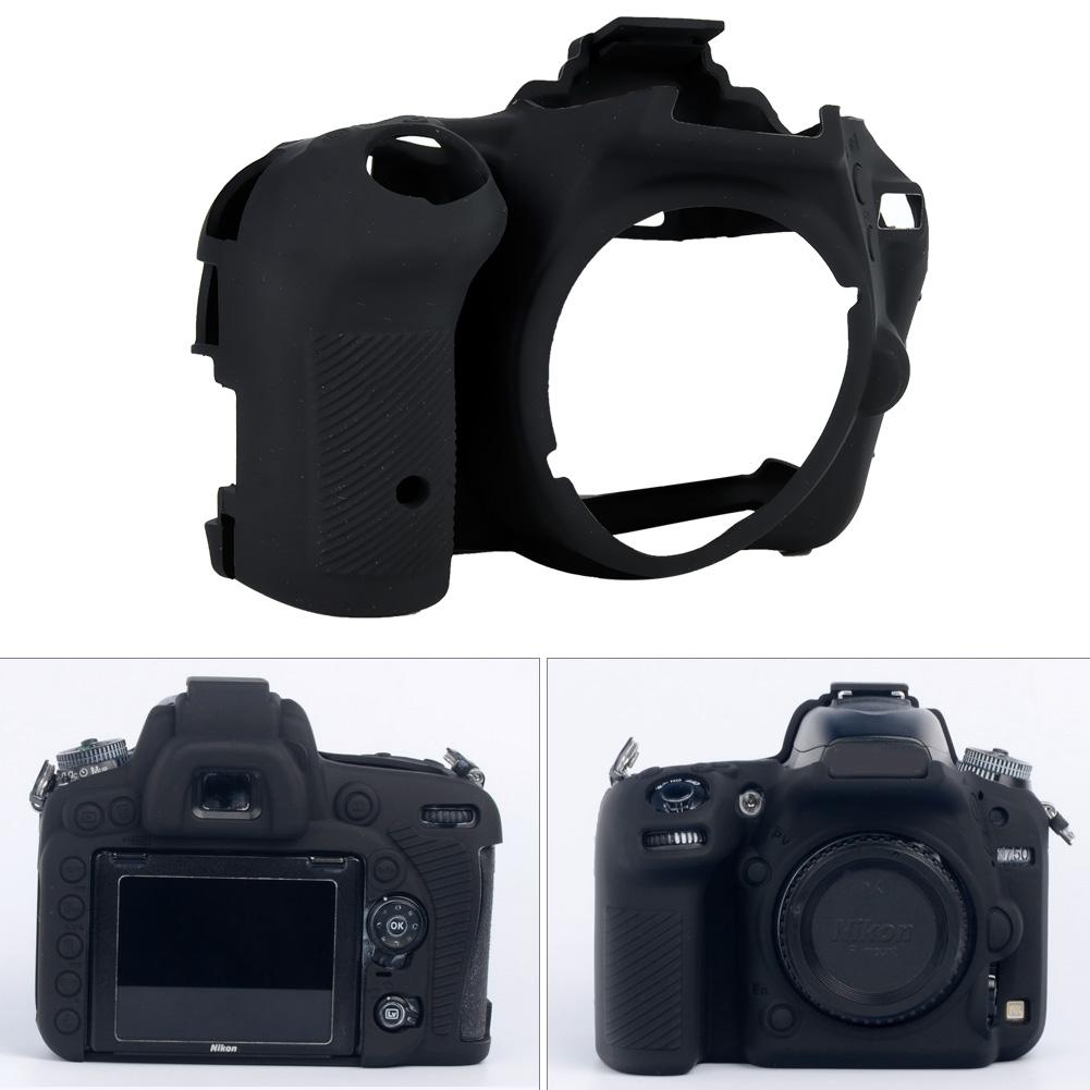 Soft Silicone Protective Case Dust Proof Anti Slip Shell for Nikon D5500 D5600 Camera