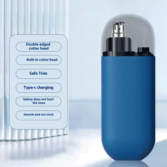 Беспроводной триммер для волос в носу для мужчин и женщин, перезаряжаемый, безболезненный триммер для ушей и носа, профессиональные инструменты для стрижки для гладкого среза