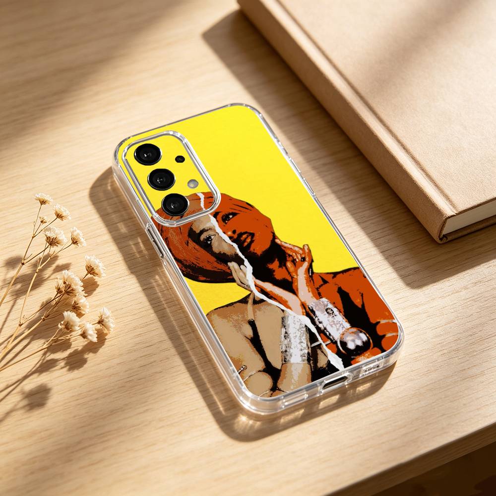 Erykah Badu phone Case For Samsung S25,24,21,22,23,30,Ultra,20,Plus,Fe,Lite,Note Transparent Cover