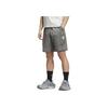Adidas FOS Series Elastic Waist Solid Color Sports Shorts Men Shorts Light-Gray KB5974