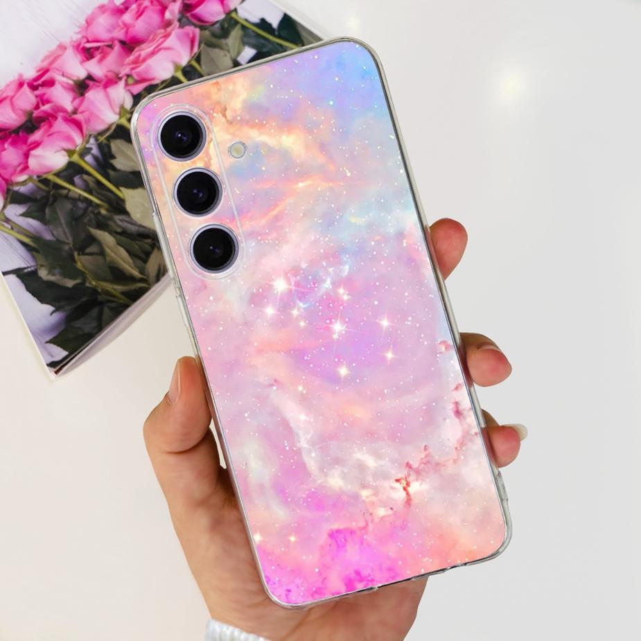 Чехол для Samsung Galaxy S24 S24+ Новая Модная Расписная Крышка Мягкий Силиконовый Чехол для Телефона Для Samsung S24 Ultra S 24 Plus Fundas Coque