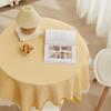 Белая французская скатерть легкая роскошь хлопок лен круглая прямоугольная скатерть для прилавка чайного столика тканевое искусство свадебное украшение на день рождения