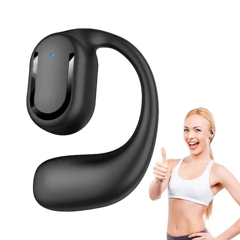 TWS Беспроводные наушники Bluetooth 5.3 с зажимом для ушей Hi-Fi стереогарнитура Спортивные наушники Водонепроницаемые бизнес-наушники с одним крючком для Xiaomi Huawei