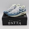 DH1348-004 Air Max 1 Patta Waves Аква Металлик Серебристый Чистый Платиновый