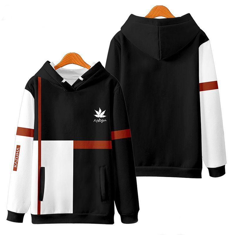 Игра Genshin Impact Кадзуха Косплей Толстовки Мужские 3D Принт Аниме Свитшоты Мужские Женские Спортивный костюм Пуловеры Куртка Y2k Мужская одежда