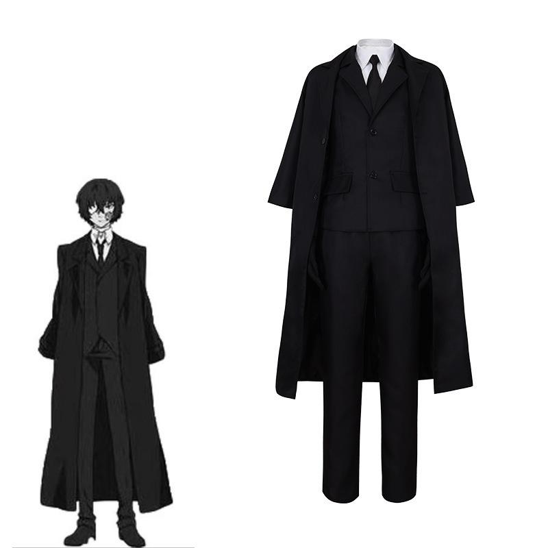 Bungou Stray Dogs Cosplay Dazai Chuuya Yosano Atsushi Edogawa Halloween Trench Coat