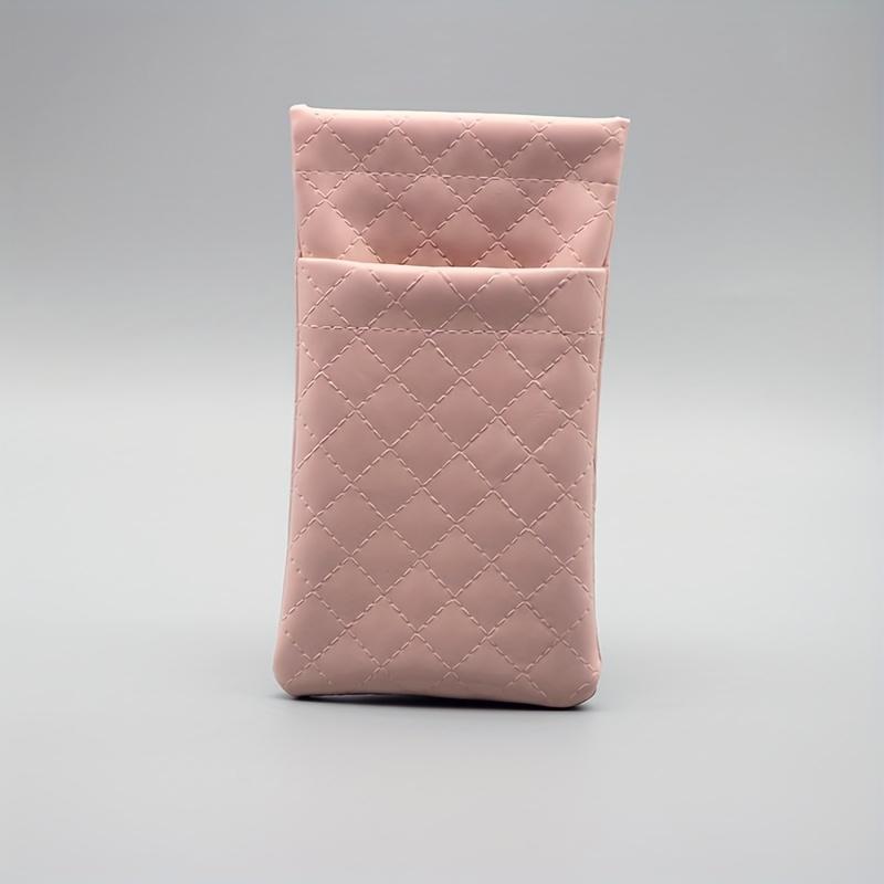 Футляр для очков с автоматической застежкой, с новым двухслойным дизайном из искусственной кожи, подходящий для хранения очков.