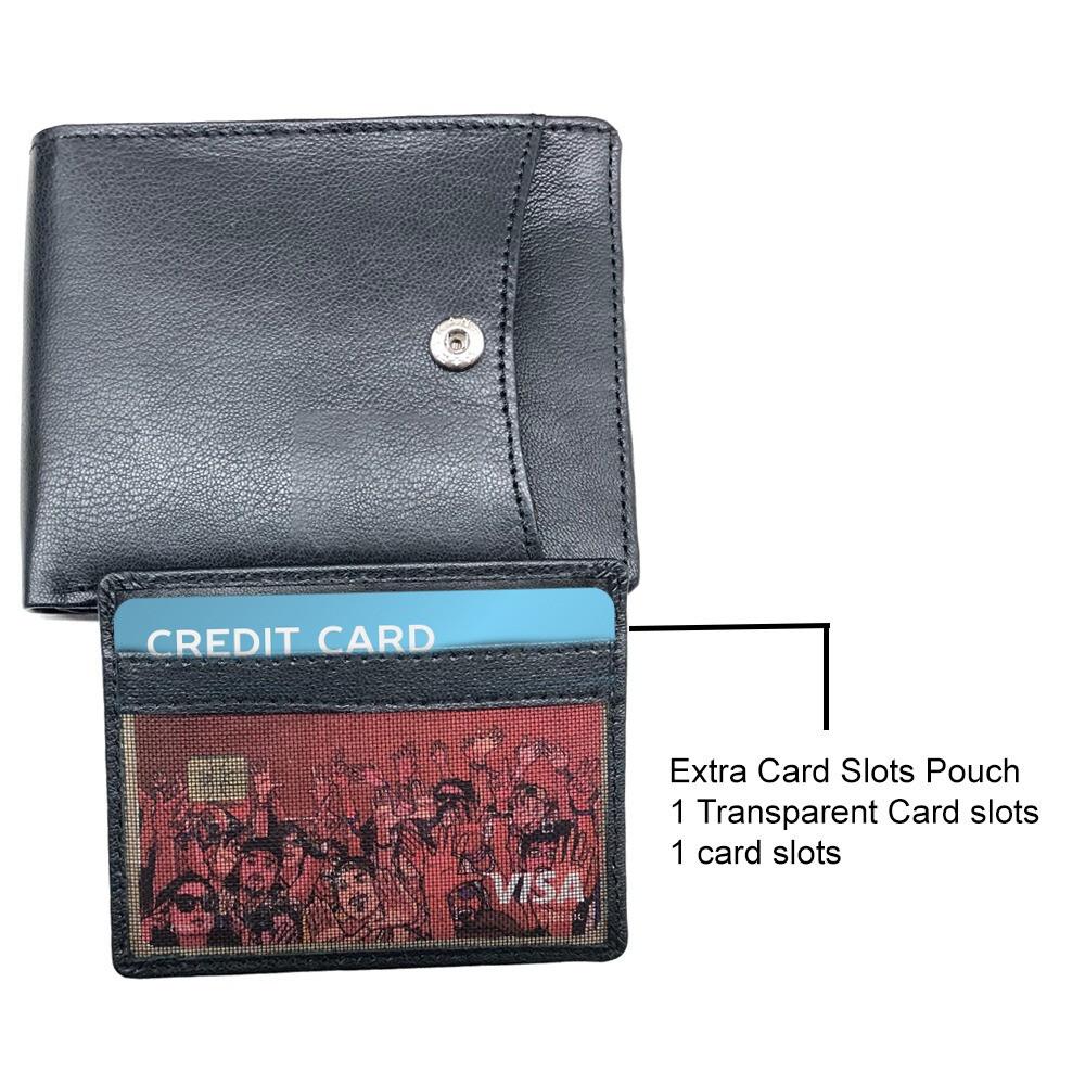 RSINC Натуральная кожа Ручная работа Кошелек для кредитных карт и ID | Кошелек-трифолд для наличных BL-304 B0DS8TWWQC