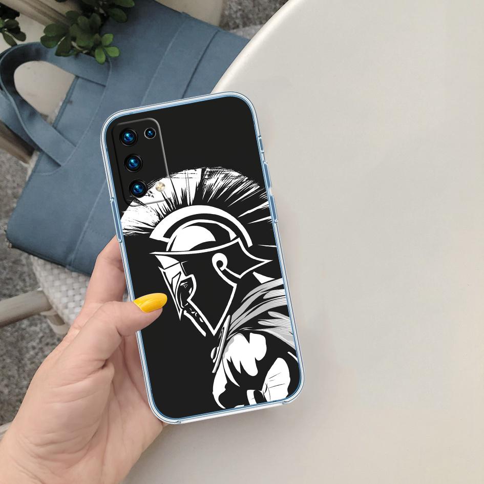Чехол для телефона PP58 Spartan Warrior для Motorola Moto G10 G20 G30 G31 G32 G34 G35 G41 G42 G50 G51 G52 G55 G60 G60S G62 G71 G72 G75