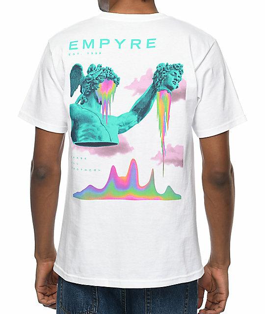 Empyre Mens Dynasty White Tee Shirt New