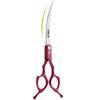 7 Inch Premium Pet Grooming Curved Scissors (Multi-Color Options, Dual-Sided Use)