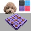 Dog Nose Work Mat Silicone Toy Slow Tableware Multi-dog Family Food Bowl, 1 Piece, Pink