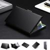 Card case magnetic protection credit stores up 10 cards theft prevention slim unisex RFID blocking function made stainless steel