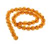 10mm Synthetic Amber Round Loose Beads Strand 15.5 Inch