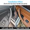 LHD RHD салон автомобиля передняя задняя пассажирская дверь левая и правая крышка ручки, внутренняя отделка для BMW X5 X6 E70 E71 E72