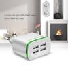 Настенное зарядное устройство с 4 портами USB 5V 4A, адаптер быстрой зарядки для телефона, штепсель EU для мобильного телефона