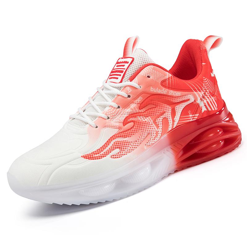 Running Shoes Men Comfortable Durable Thick-Soled Breathable Casual Men'S Shoes Lightweight Soft Lace-Up Sports Shoes Men