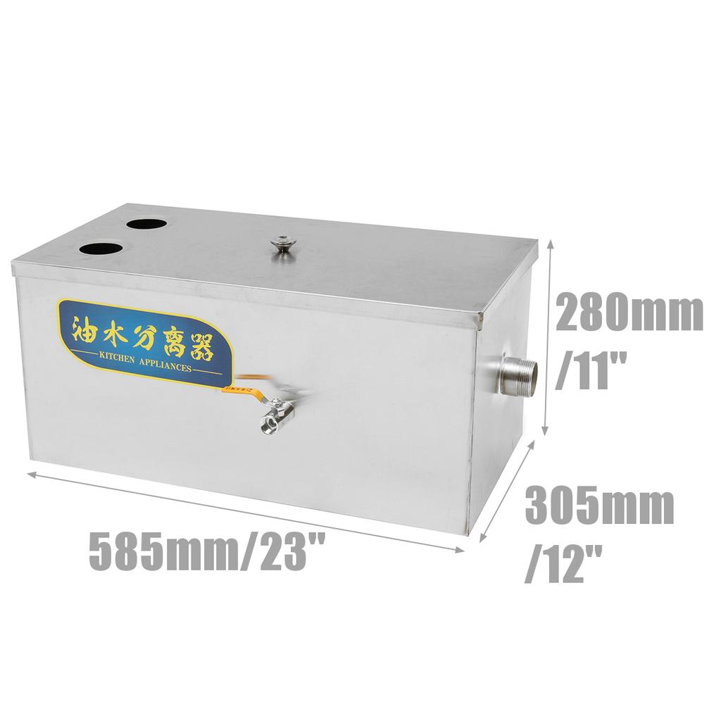 5000 мл большой жироуловитель из нержавеющей стали, утолщенный для сточных вод кухни ресторана