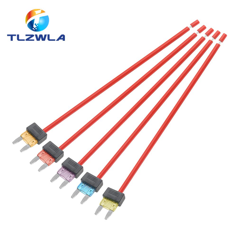 12V 3A 5A 10A 15A 20A Car Fuse Holder Add-a-circuit TAP Adapter Mini ATM APM Blade MINI Simple Safety Device Fuse Holders1