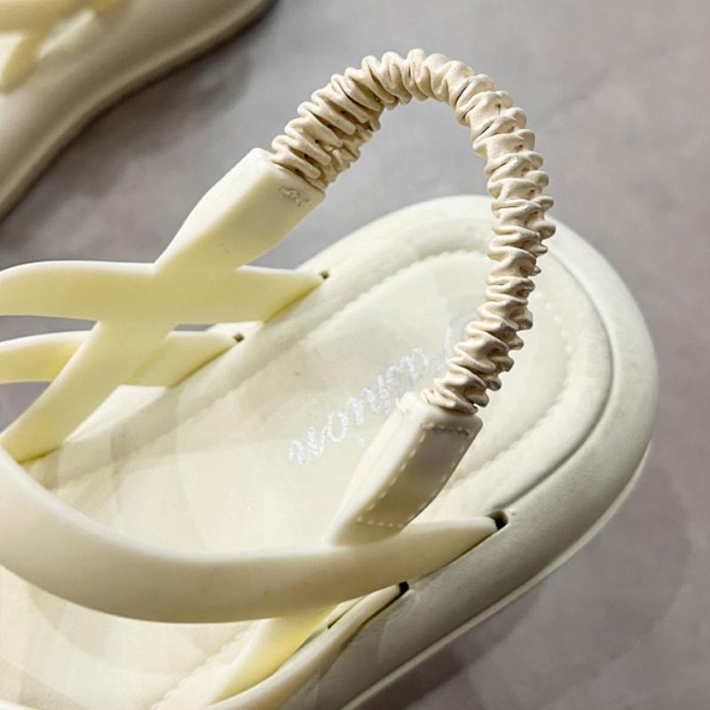 Sandals Women Summer Wear Fashion Women's Shoes with Thick Soles Beach Sandals\