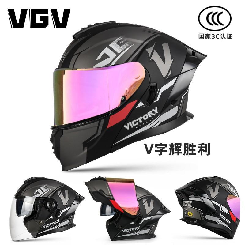 Full Face Motorcycle Helmet With Flip-Up Visor DOT CCC Certified Adult Men Breathable ABS Street Riding