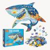 Пазл Акула из 128 деталей, Пазл Животные, Детский пазл