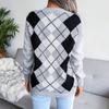 BITCED European and American Autumn and Winter New College Style Diamond Casual Jumper Women's Clothing