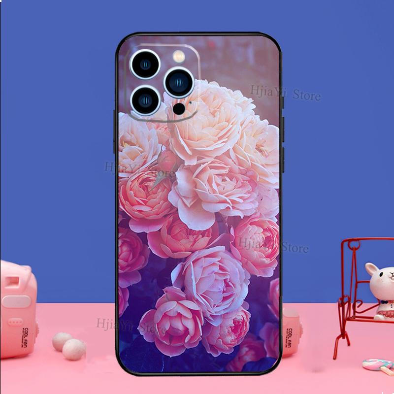 Чехол для телефона с цветком и красной розой для iPhone Samsung Galaxy Redmi Xiaomi Oppo OnePlus Note SA 7 8 9 10 11 12 13 14 20 21 22 23 53 54 Pro Max Plus Ultra