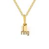 Gold-Plated Twelve Constellations Pendant Necklace - Stainless Steel Clavicle Chain for Women