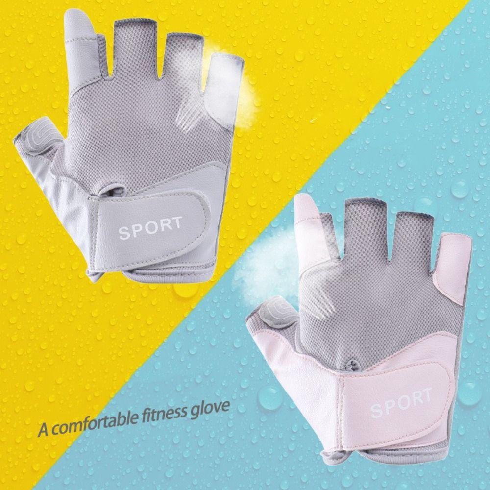 Half Finger Fingerless Gloves Non-Slip Exercise Gloves Quality Fitness Gloves Men