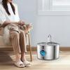 Cat Water Fountain 3.2L/108oz Purify Water Fountain Stainless Steel Drinking Fountain with Silent Water Pump Healthy Living Water for Home Indoor Cats