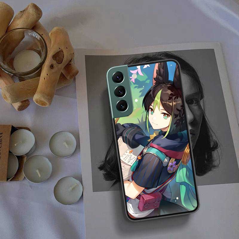 Чехол для телефона Genshin Impact Тигнари для Samsung Galaxy S22 S25 Ultra S21 S10 Plus S26 Edge S20 S23 S24 FE Силиконовый Мягкий