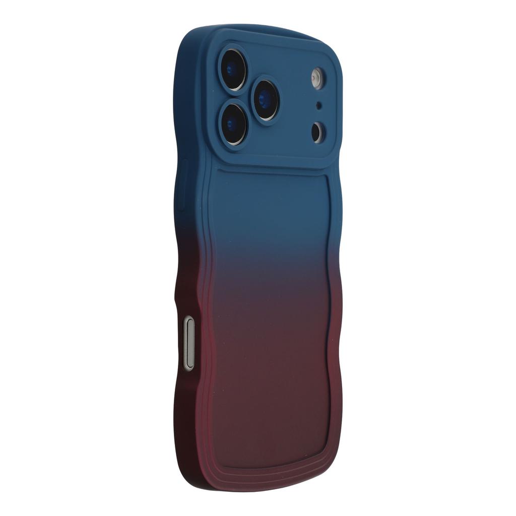 For iPhone 17 Pro Max Case Gradient Color Rubberized TPU Phone Cover