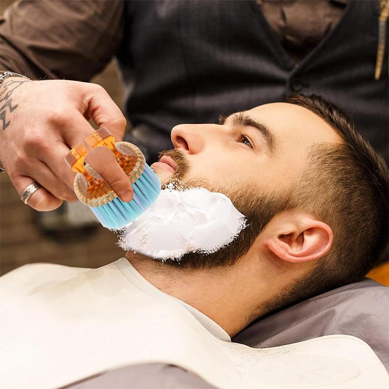 Hair Salon Professional Hair Cutting Cleaning Hair Brush Hairdressing Neck Brush Beard Styling Brush Ring Beard Brush