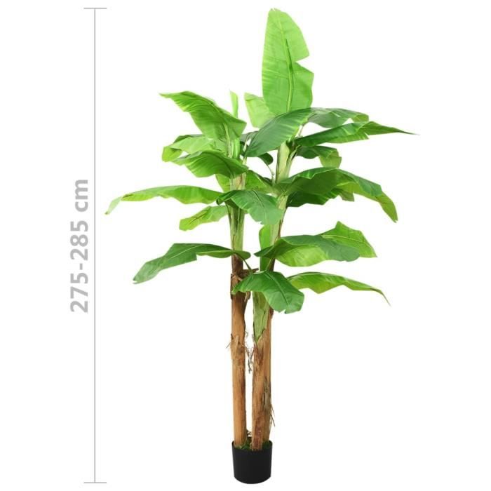 VidaXL Artificial Banana Tree with Pot 285 Cm Green