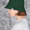 VARZAR Monogram Label Color Bucket Hat Green
