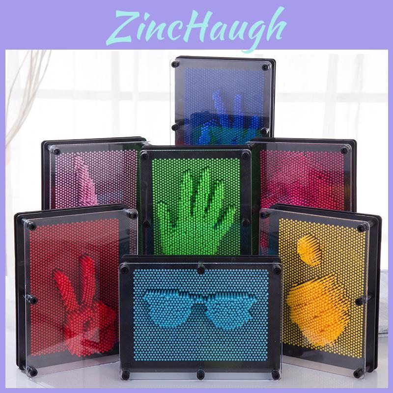 Classic Funny Game 3d Clone Shape Pin Art Pinscreen Hand Mold Toy For Kids And Adults