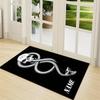 Custom Name Witchcraft Magic Hogwarts Crest Carpet Rug Customizable Soft Washable Anti-Slip Home Living Room Sofa Mats Personalized Rug. 090983