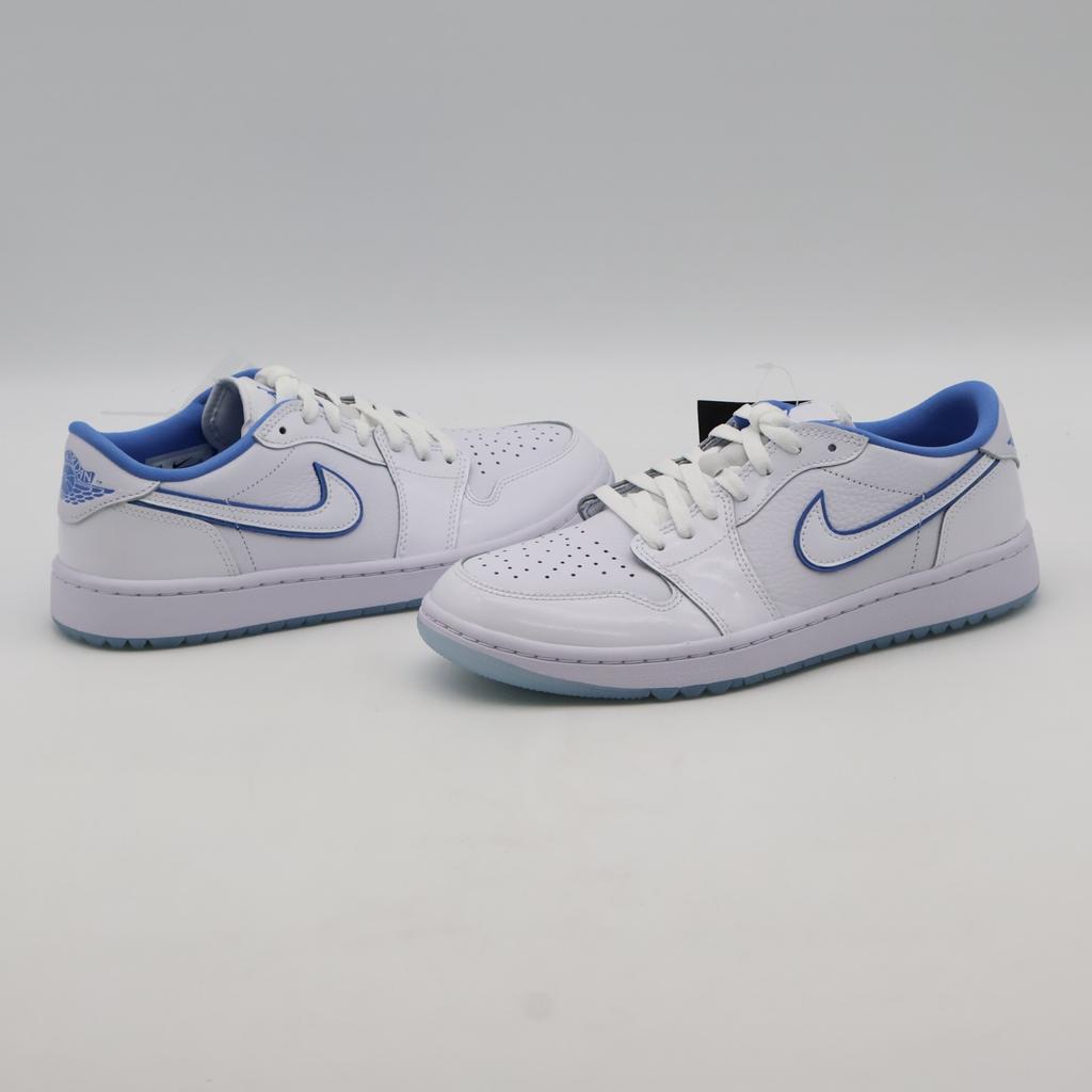 DD9315-118 Nike Air Jordan 1 Low Golf Белый Голубой Оттенок Легендарный Синий (Мужской)