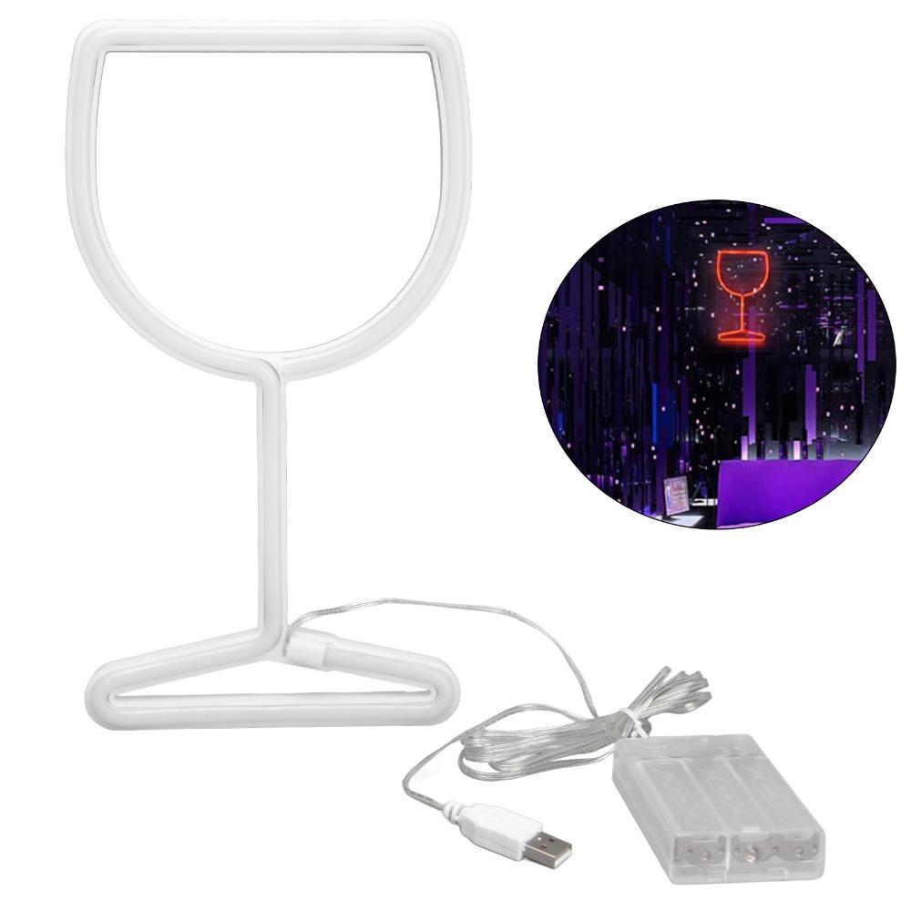 Dual Power Supply LED Neon Sign USB Powered Neon Light Neon Bar Light Bar Decoration