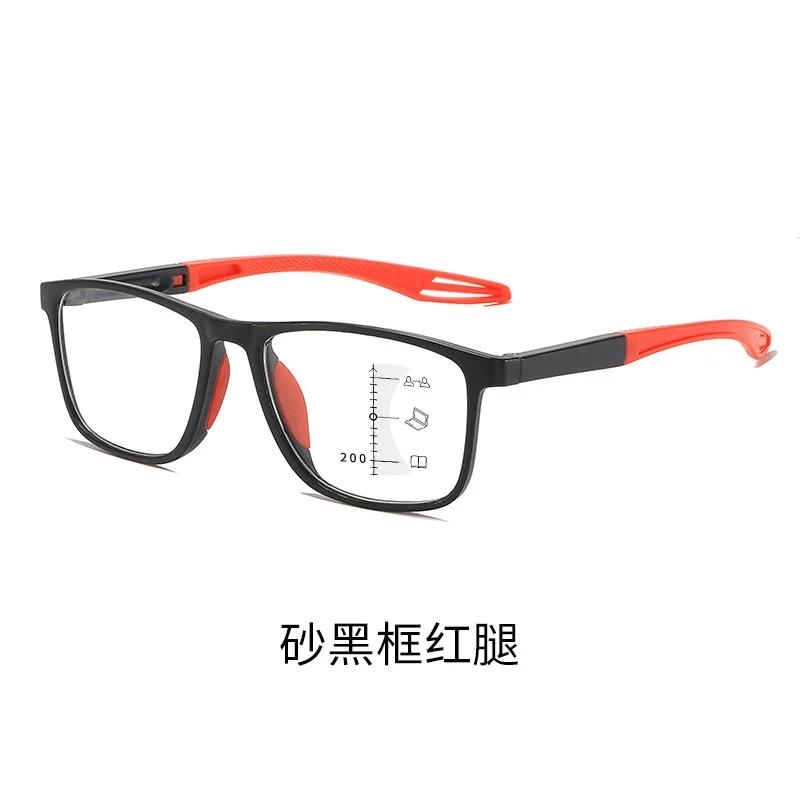 TR90 Sports Progressive Multifocal Reading Glasses Women Men HD Anti-blue Light Near and Far Presbyopic Eyewear