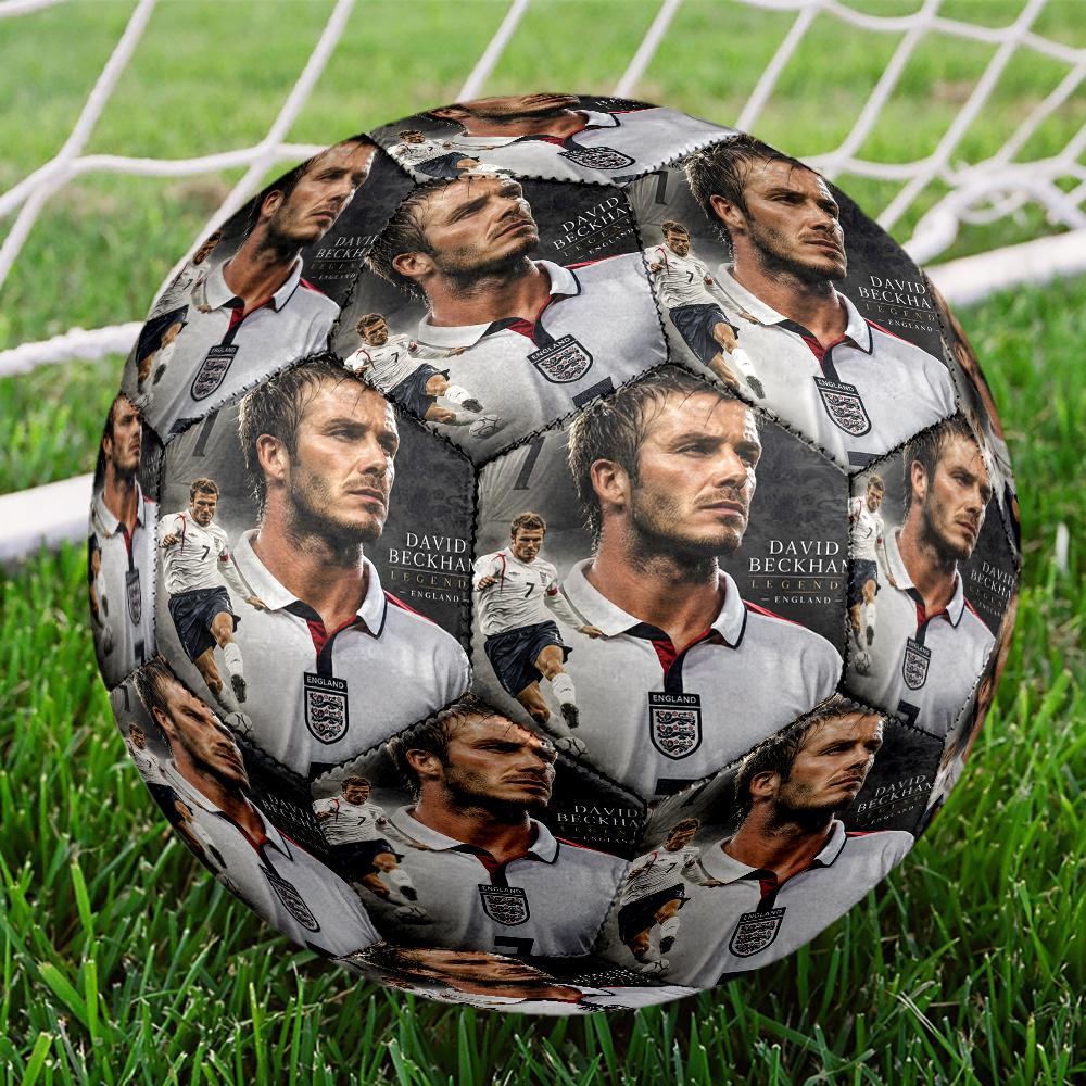 David Manchester United Legend Size 5 Soccer Balls, Anti-Slip, Protective Football, Outdoor Sport, a Unique Gift Suitable for him/her, Birthdays