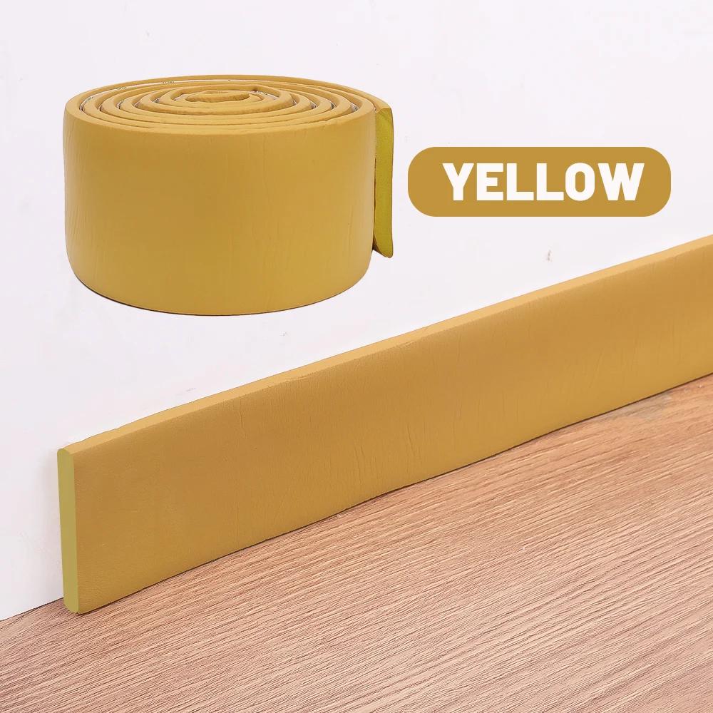 Водонепроницаемый самоклеящийся плинтус настенная наклейка утолщенная антистолкновительная настенная наклейка обои украшение для дома