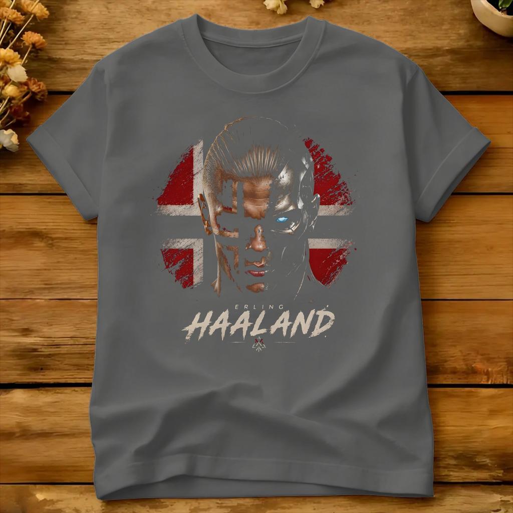 Haalandnorway T Shirt Summer Cotton Tshirts For Unisex Casual Tshirt Short Sleeve Funny Clothes